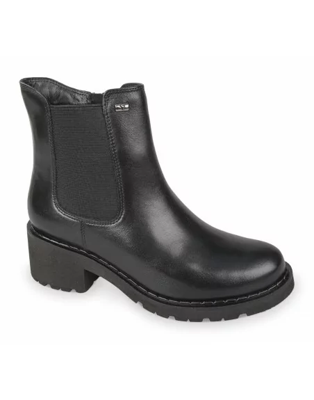 Tronchetti Donna Valleverde 17121 Pelle Nero o Marrone Calzature Casual