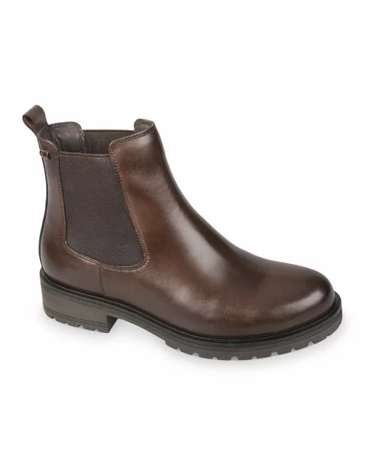 Tronchetti Donna Valleverde17150 Pelle Nero o Marrone Calzature Casual