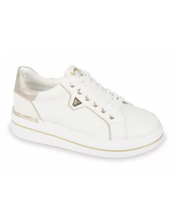 Valleverde Sneakers in Pelle 35482L Beige o Bianco