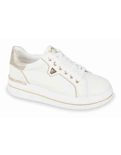 Valleverde Sneakers in Pelle 35482L Beige o Bianco