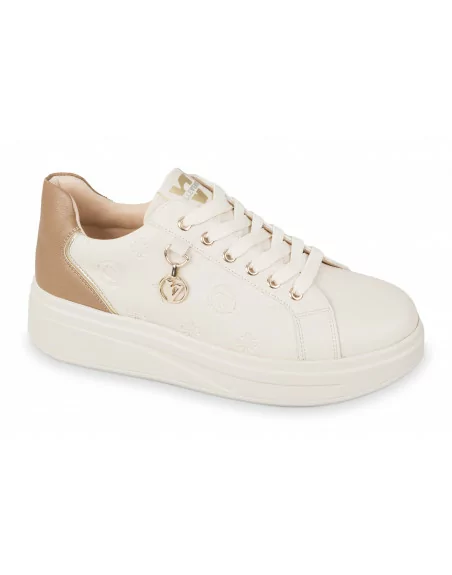 Sneakers Donna 35501 modello Casual Beige o Nero