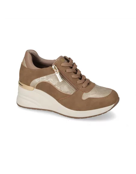 Valleverde Sneakers Donna 35535L Pelle Grey o Visone Calzature Casual Valleverde comfort sneakers casual suola ammortizzata