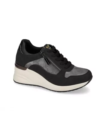 Valleverde Sneakers Donna 35535L Pelle Grey o Visone Calzature Casual Valleverde comfort sneakers casual suola ammortizzata