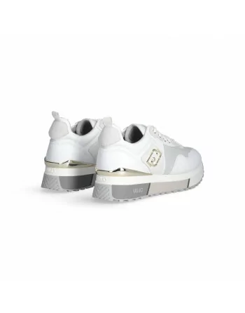 Sneakers Donna in Pelle BF5009PX685 Liu.Jo con applicazioni Oro con Platform