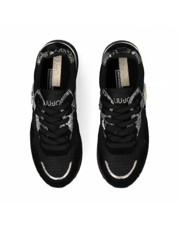 Sneakers Donna in Pelle BF5009PX684 Liu.Jo con dettagli Animalier con Platform