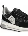 Sneakers con Platform LiuJo BF5009PX064 Camoscio Nero Maxi Wonder 01