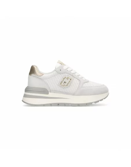 Sneakers Donna Liu.Jo in camoscio e tessuto BF5049PX027 con platform Amazing 25