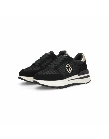 Sneakers Donna Liu.Jo in camoscio e tessuto BF5049PX027 con platform Amazing 25