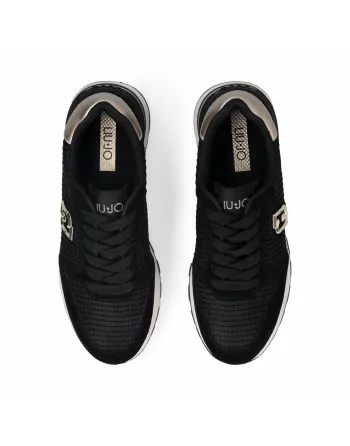 Sneakers Donna Liu.Jo in camoscio e tessuto BF5049PX027 con platform Amazing 25