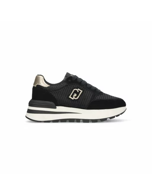 Sneakers Donna Liu.Jo in camoscio e tessuto BF5049PX027 con platform Amazing 25