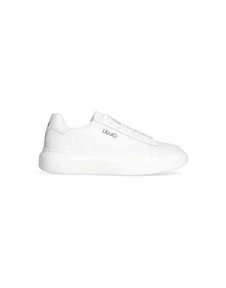 Sneakers Uomo Liu.Jo in Pelle Modello Big 01 Bianco 7G4011PX474
