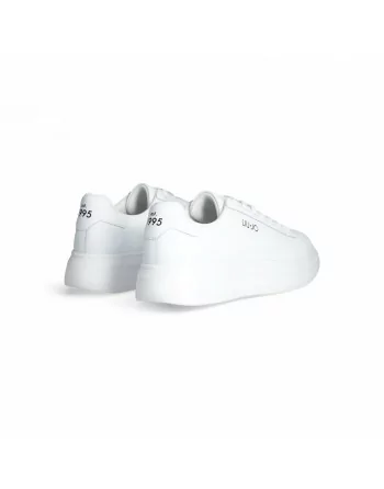 Sneakers Uomo Liu.Jo in Pelle Modello Big 01 Bianco 7G4011PX474