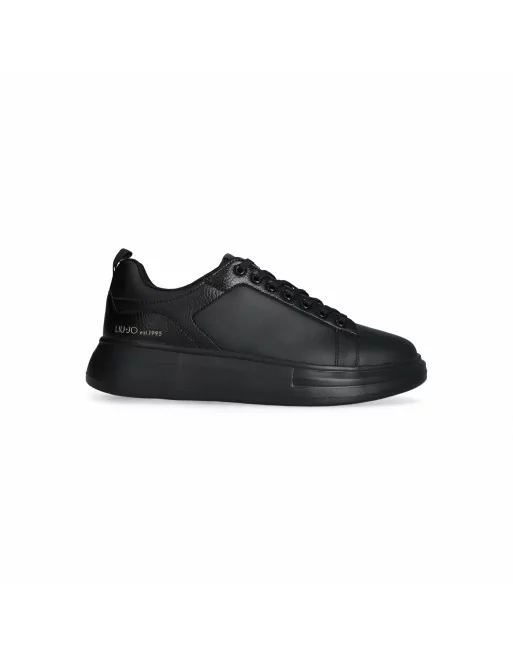 Sneakers Uomo in Pelle Nero 7G5015PX331 Liu.Jo modello Big 01