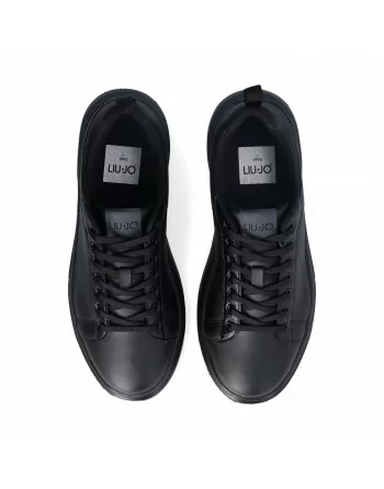 Sneakers Uomo in Pelle Nero 7G5015PX331 Liu.Jo modello Big 01