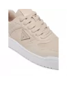 Sneakers Donna Guess in Pelle Beige modello FLFMR9 FAL12 MIRIAM logo inciso