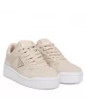 Sneakers Donna Guess in Pelle Beige modello FLFMR9 FAL12 MIRIAM logo inciso
