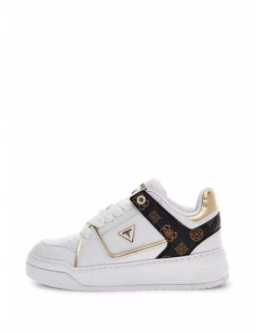 Sneakers Donna Guess in Pelle Bianco o Nero FLTDEL FAL12 Sneakers Donna Guess in Pelle Bianco o Nero FLTDEL FAL12