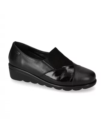 Macassini Donna Valleverde in Pelle VS10303E Nero