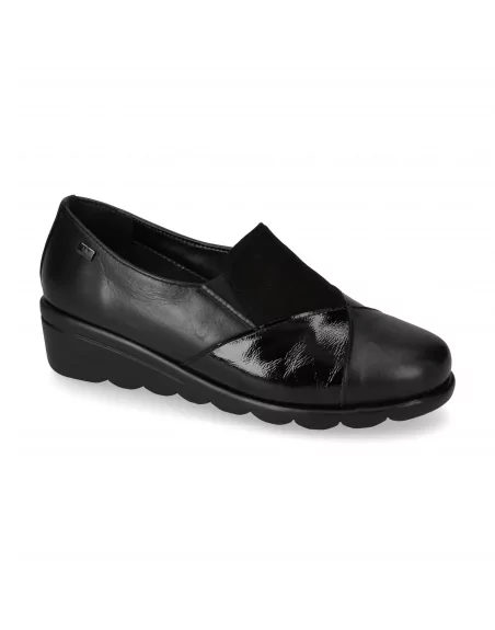 Macassini Donna Valleverde in Pelle VS10303E Nero