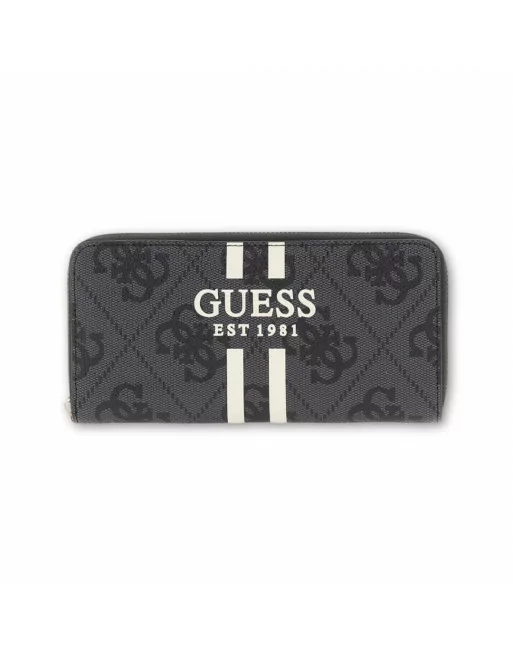 Portafogli Donna Guess logato con cerniera LAUREL OS7459146 Nero o Taupe