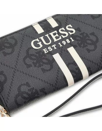 Portafogli Donna Guess logato con cerniera LAUREL OS7459146 Nero o Taupe