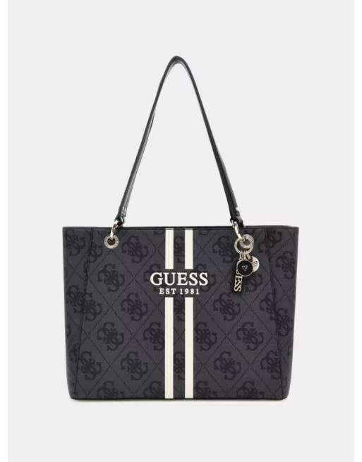 Borsa Shopper Guess modello NOELLE II logata Nero o Beige OS967225 Borsa Shopper Guess modello NOELLE II logata Nero o Beige OS967225