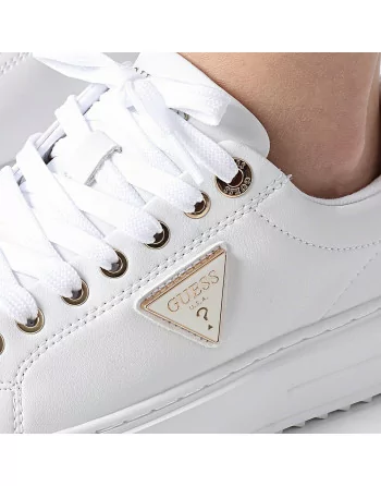 Sneakers Donna Guess FLJD12LEA12 Bianco con logo laterale