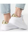 Sneakers Donna Guess FLJD12LEA12 Bianco con logo laterale
