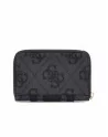 Portafoglio Guess logato ERENIA con cerniera S07838140 nero latte o taupe