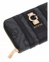 Portafoglio Guess logato ERENIA con cerniera S07838140 nero latte o taupe