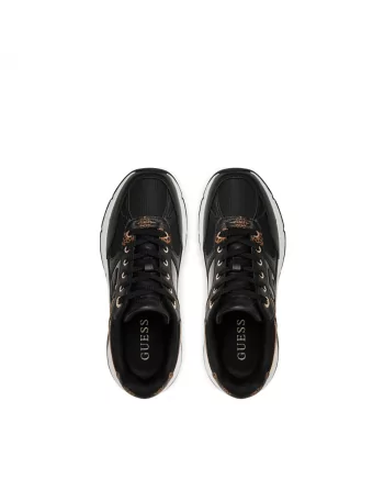 Sneakers Guess FLTFON FAB12 da donna in tessuto con logo