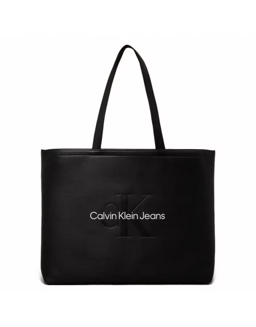 Borsa Calvin Klein K60K612222 nera Sculpted Slim Tote da donna. Borsa Calvin Klein K60K612222 nera Sculpted Slim Tote da donna.