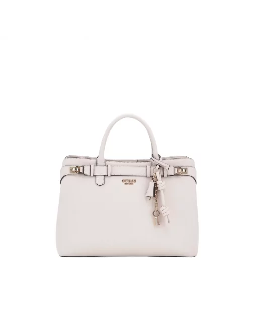 Borsa Tracolla Guess Gregoria Grande Beige con manici Borsa Tracolla Guess Gregoria Grande Beige con manici