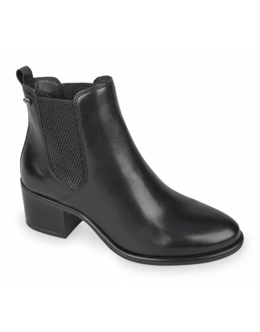 Tronchetti Donna Valleverde 47540 Pelle Nero comfort elegante