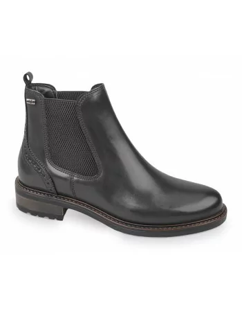 Stivaletto donna Valleverde 49131 pelle nero comfort top