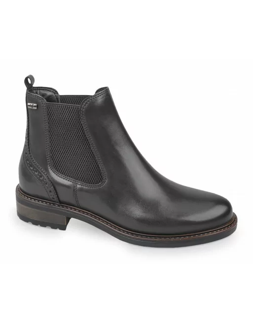 Stivaletto donna Valleverde 49131 pelle nero comfort top Stivaletto donna Valleverde 49131 pelle nero comfort top