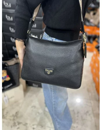 Borsa Pollini Donna in Pelle Nero con tracolla personalizzata SC4547PP0NSP100A